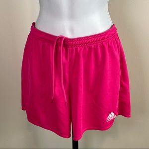 Adidas Fuchsia Pink Drawstring Athletic Workout Shorts Size S